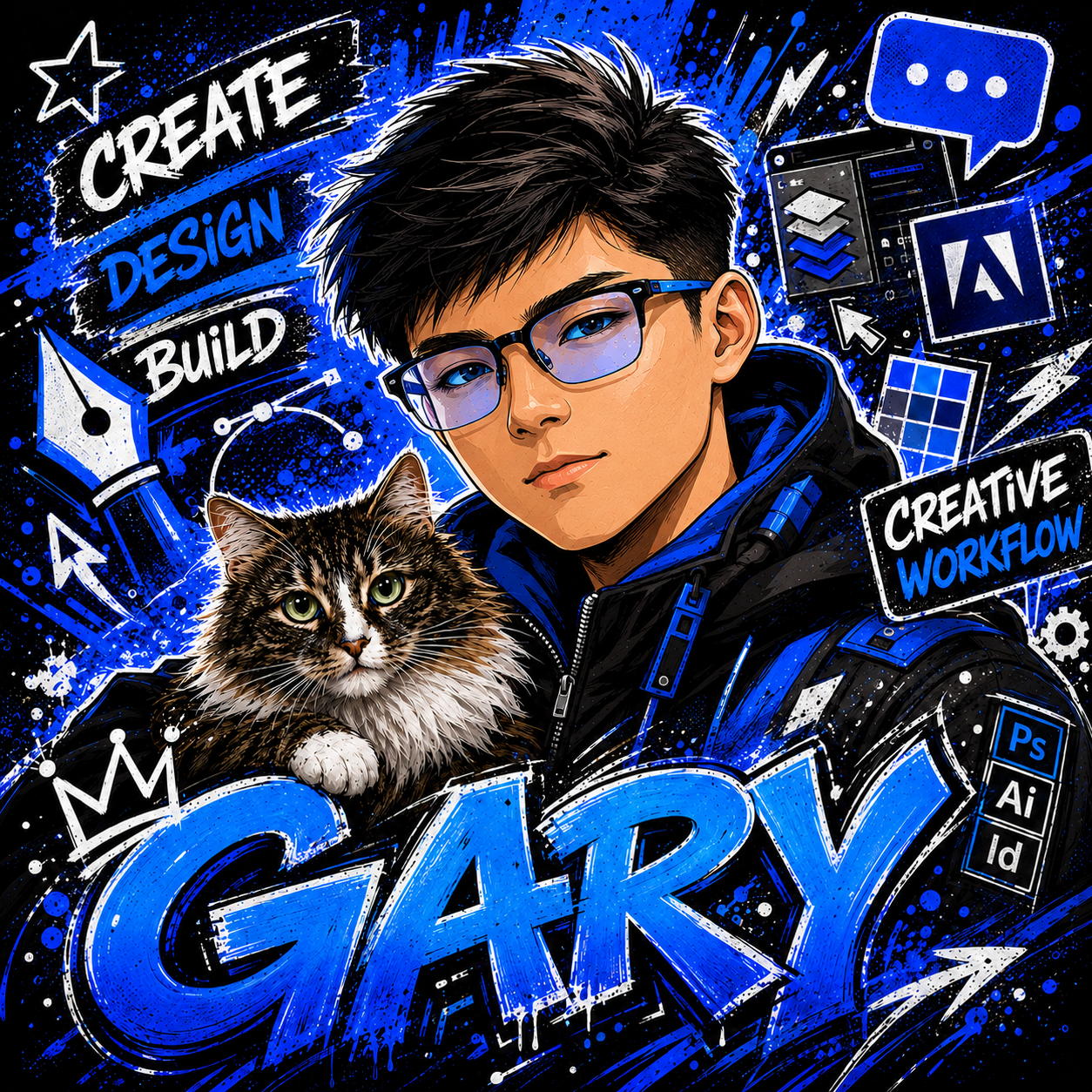 Gary 人物形象
